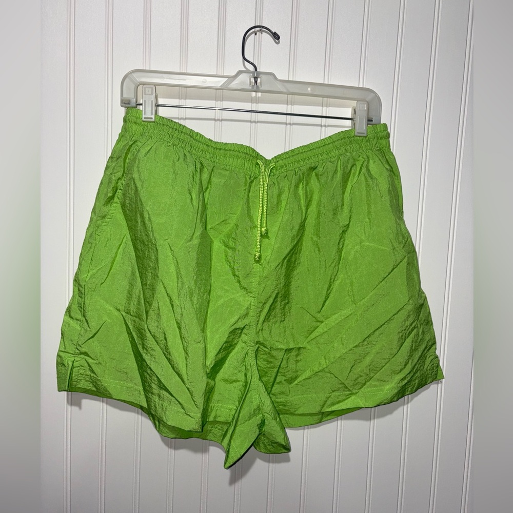 Kathy Ireland Vintage 80s Style Nylon Shorts| Size XL